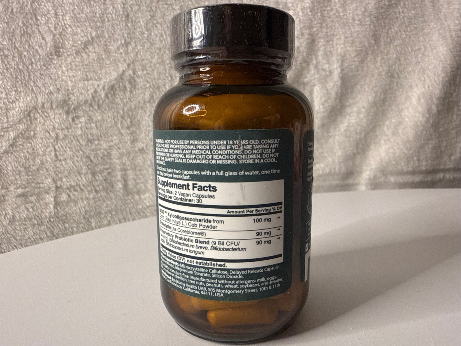 Bioma Probiotics 60 Capsules NEW Weight loss Gut Health 30 Day Supply