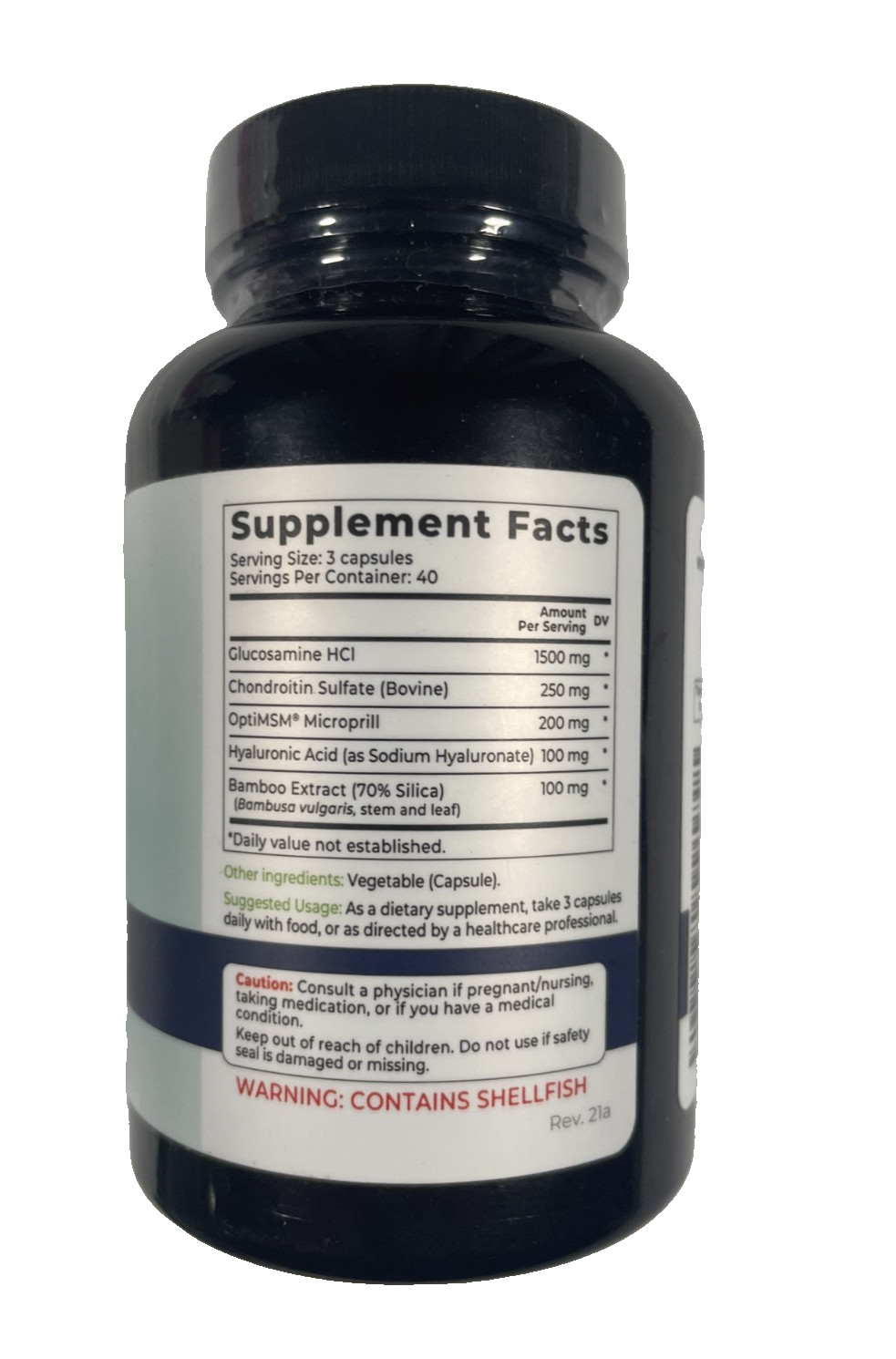 Why Not Natural Joint Support Supplement – 2150 mg – 120 capsules – Exp 12/28