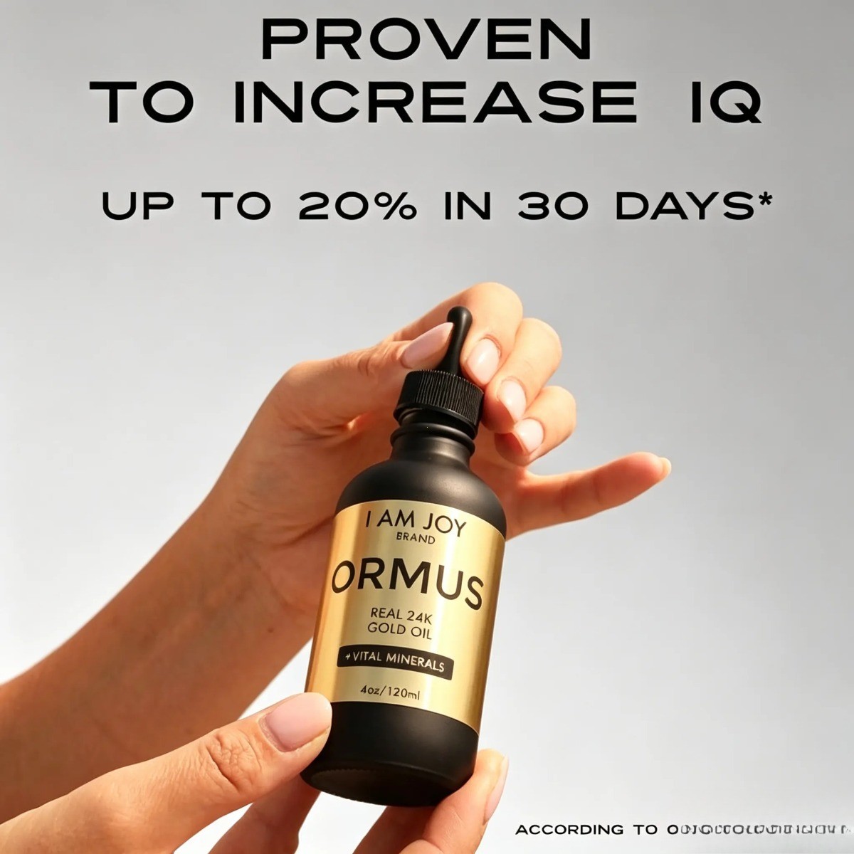 I Am Joy Ormus Gold Oil –Monoatomic, Decalcify Pineal Gland & DNA Repair Support