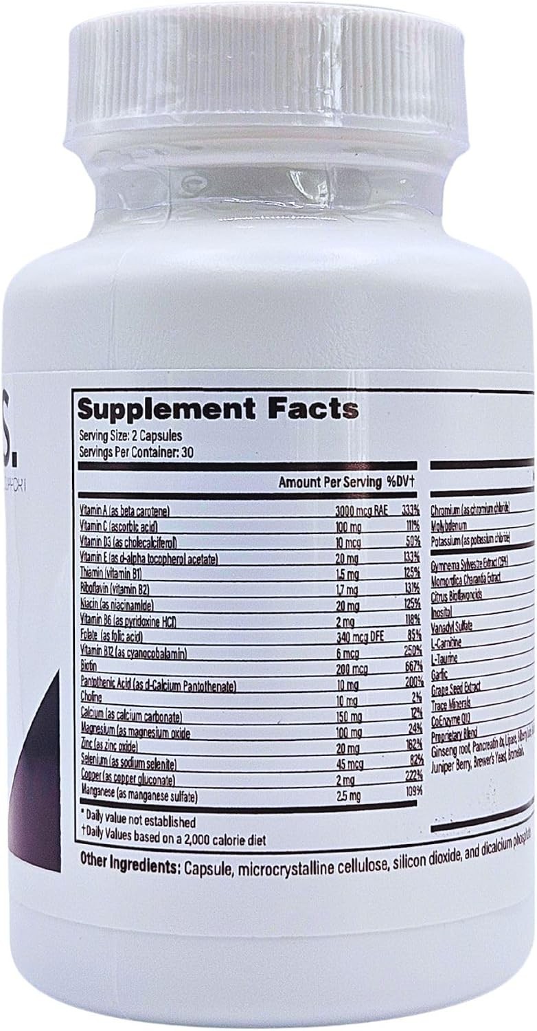Daily Nutritional Support – DNS 60 Capsules of Vitamins, Minerals & Antioxidants