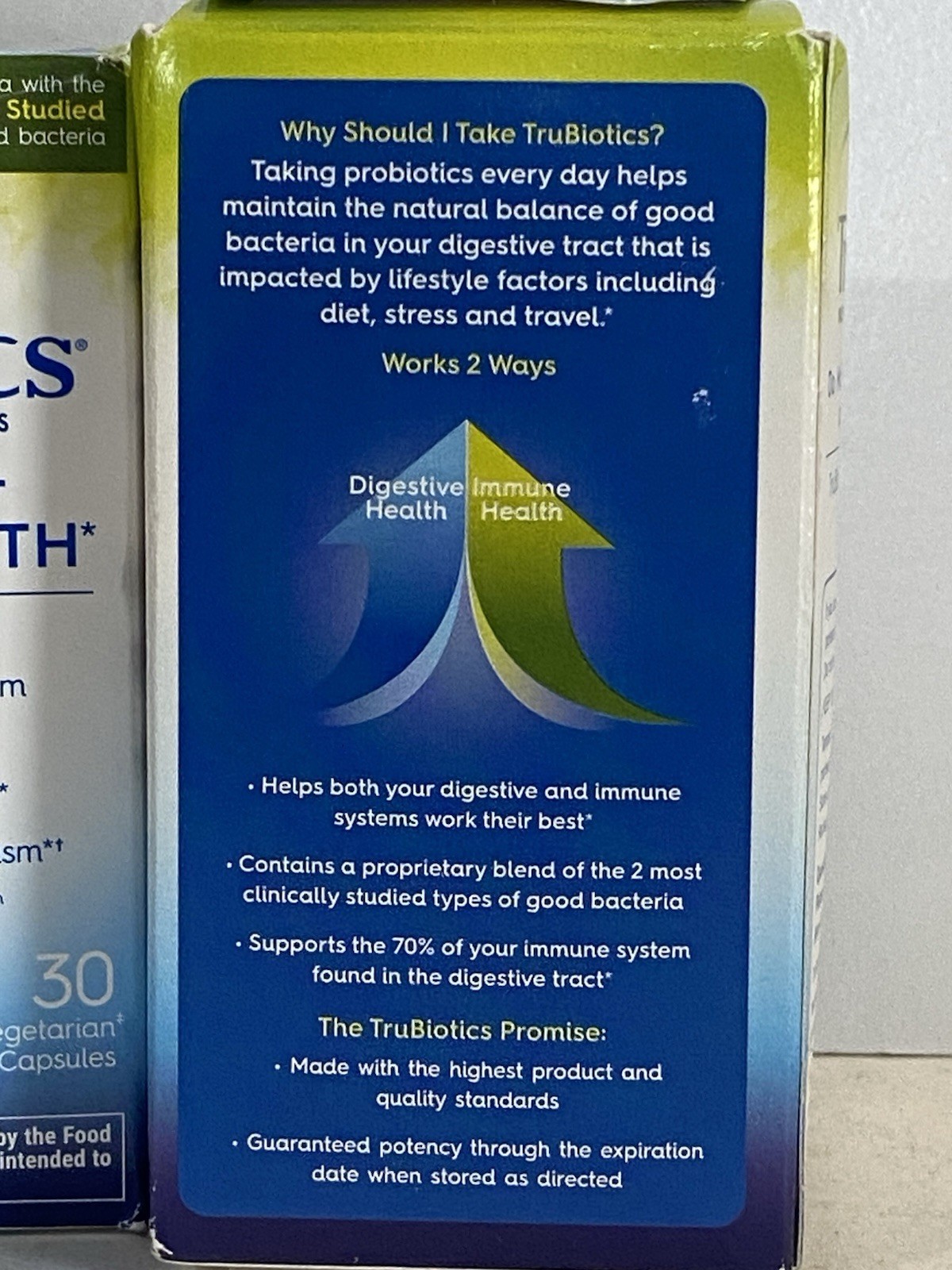 3x TruBiotics DIGESTIVE & IMMUNE HEALTH Daily Probiotic 30ea 2027 Sealed