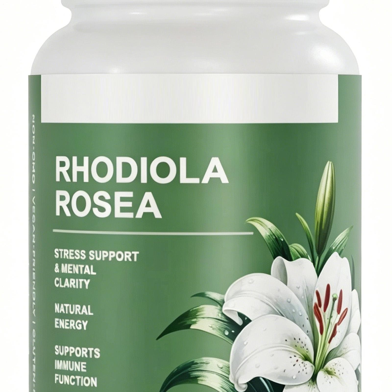 Rhodiola Salvora Rosea Supplement – Golden Root Adaptogen Capsules 60pcs
