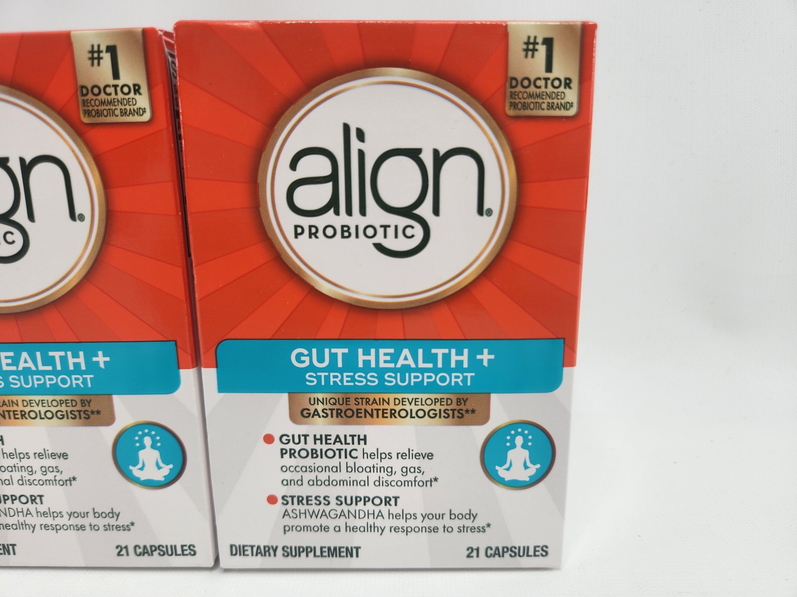 2 Align Probiotic Gut Health Stress, Probiotics,Digestive Ashwagandha 21 Capsule
