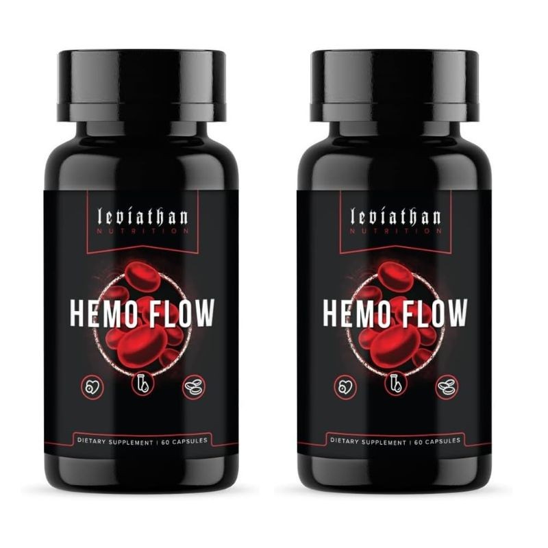 Nutrition Leviathan Hemo Flow Supplement with Nattokinase for Nitric Oxide 1 * 3