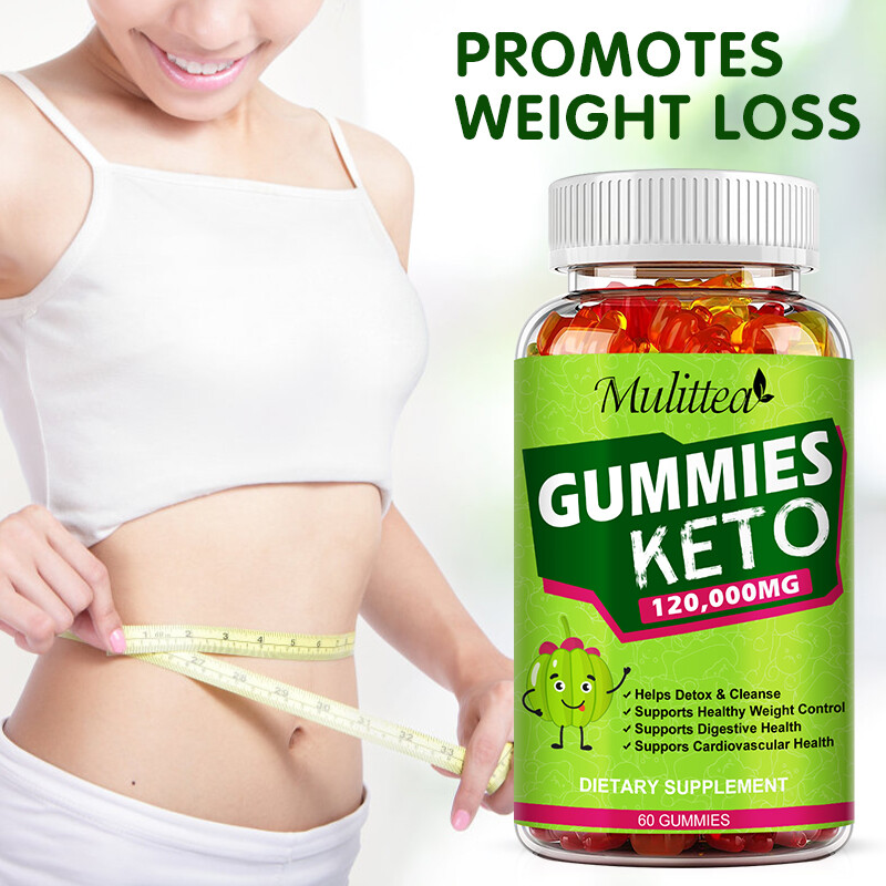 Keto Slimming ACV Gummies 120,000mg Apple Cider Vinegar Weight Loss, 60 Pills US