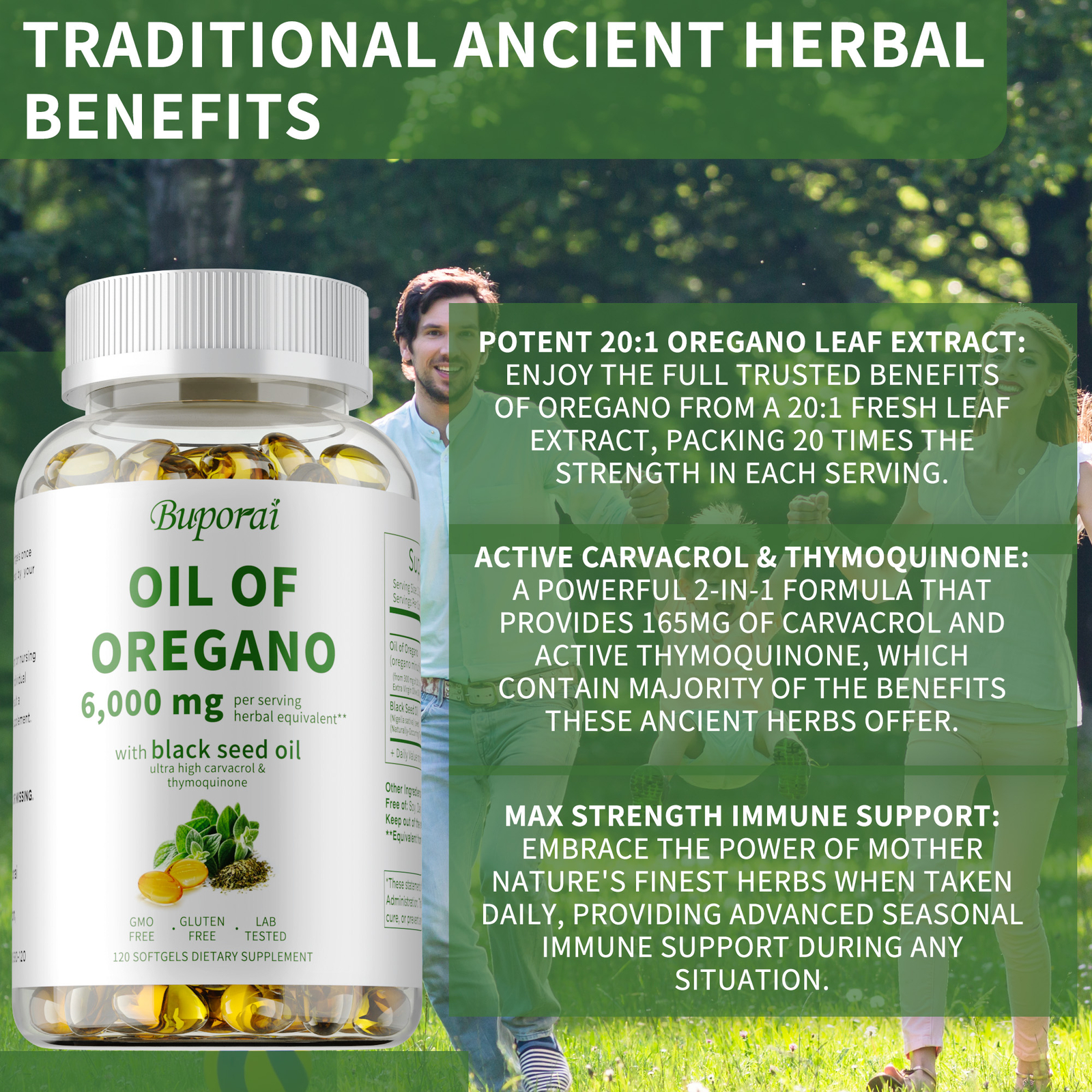 Oil of Oregano – Black Seed Oil – Immune System, Digestive Health, Antioxidants