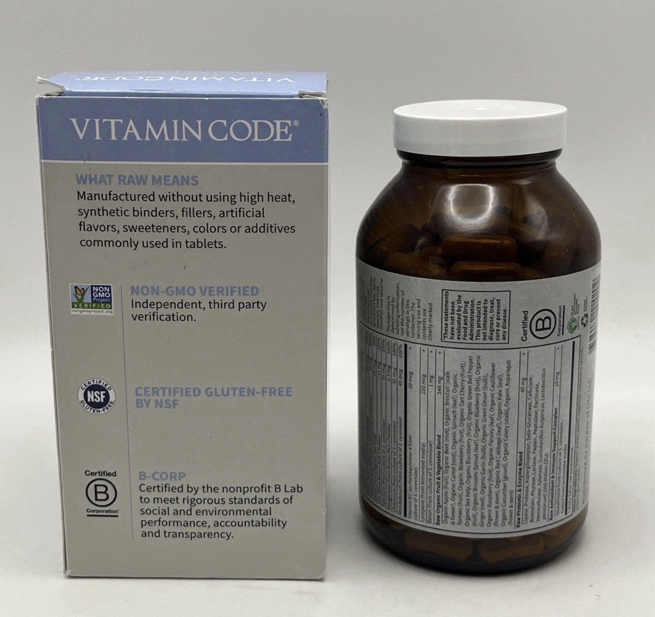 Garden of Life Vitamin Code 50 & Wiser Men Multivitamin Supplement-240..EXP 5/26