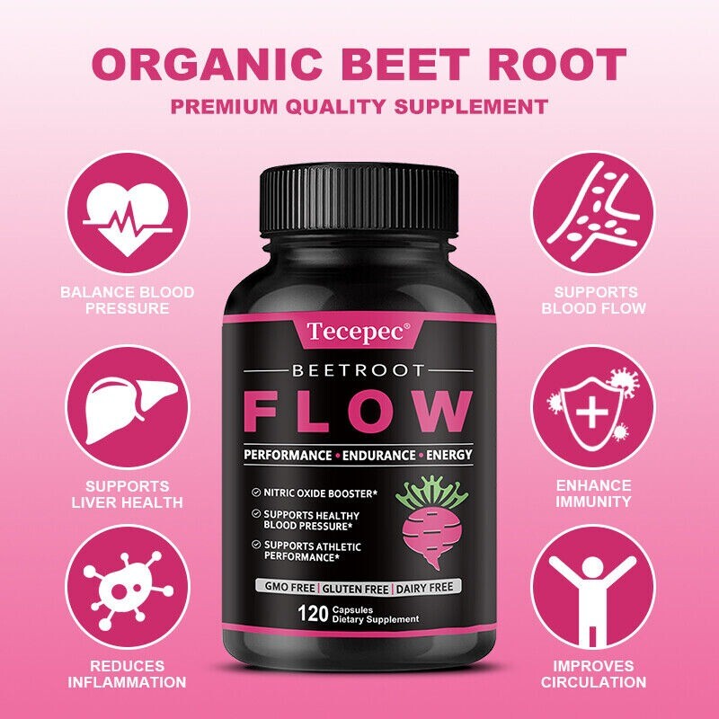 Beet Root Capsules 1300mg Beetroot Powder Extract