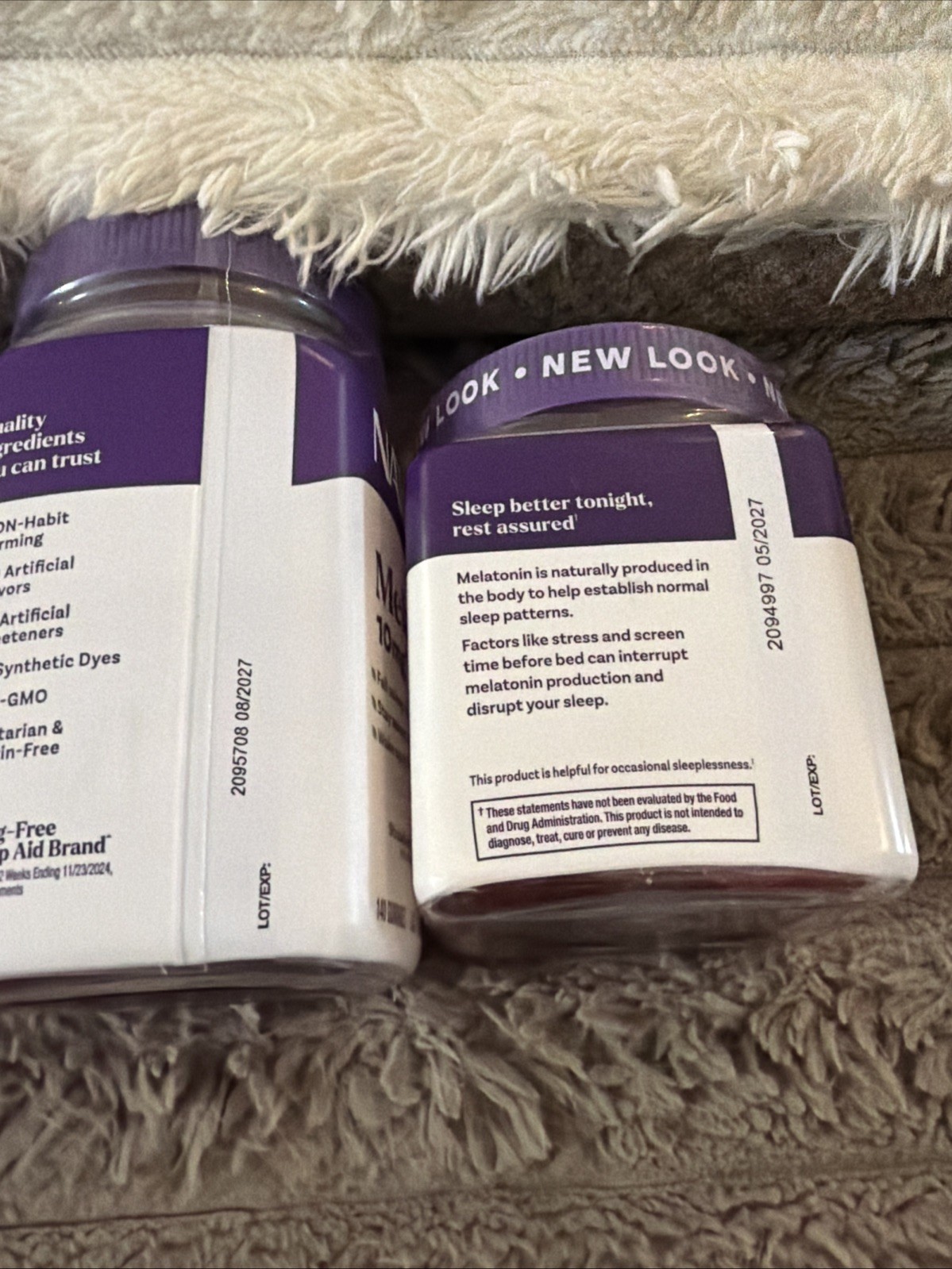 Natrol Melatonin Lot 10mg Sleep Aid Gummies – Strawberry – 140/90/90 – 05/27+