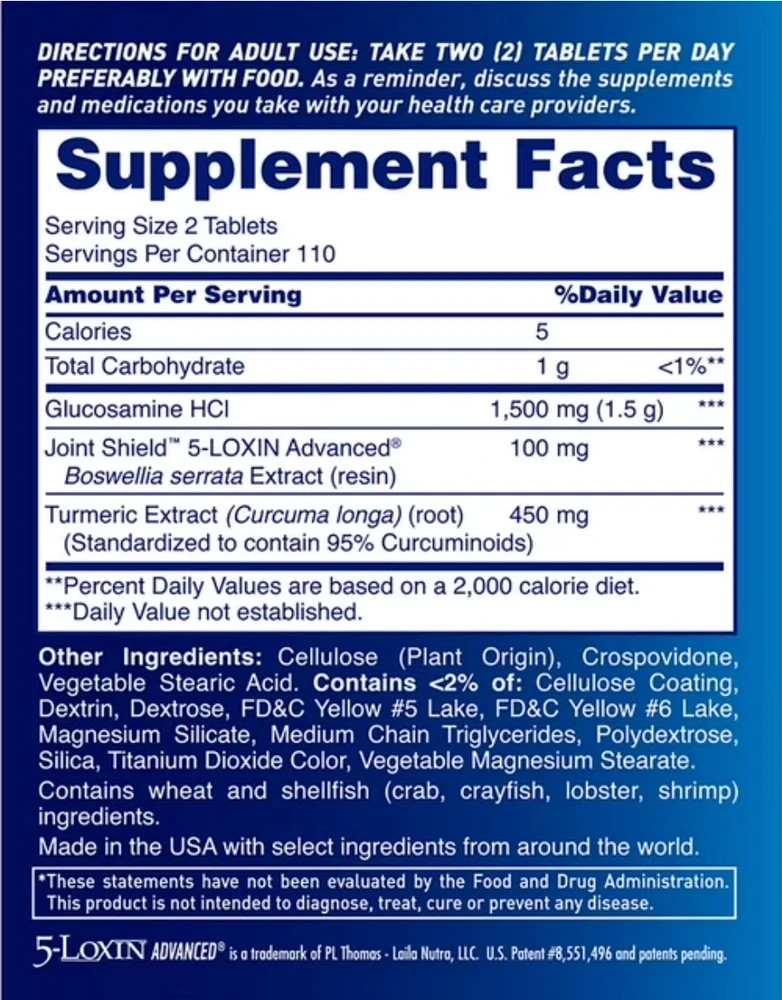 Osteo Bi-Flex Triple Strength Turmeric 220 ct Joint Supplement EXP04/2028 SEALED