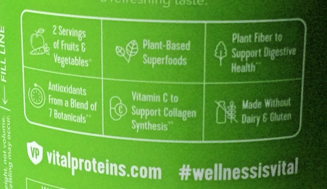 Vital Proteins Daily Greens Dietary Supplement – Green Apple- 9.3oz-EXP 5/2026