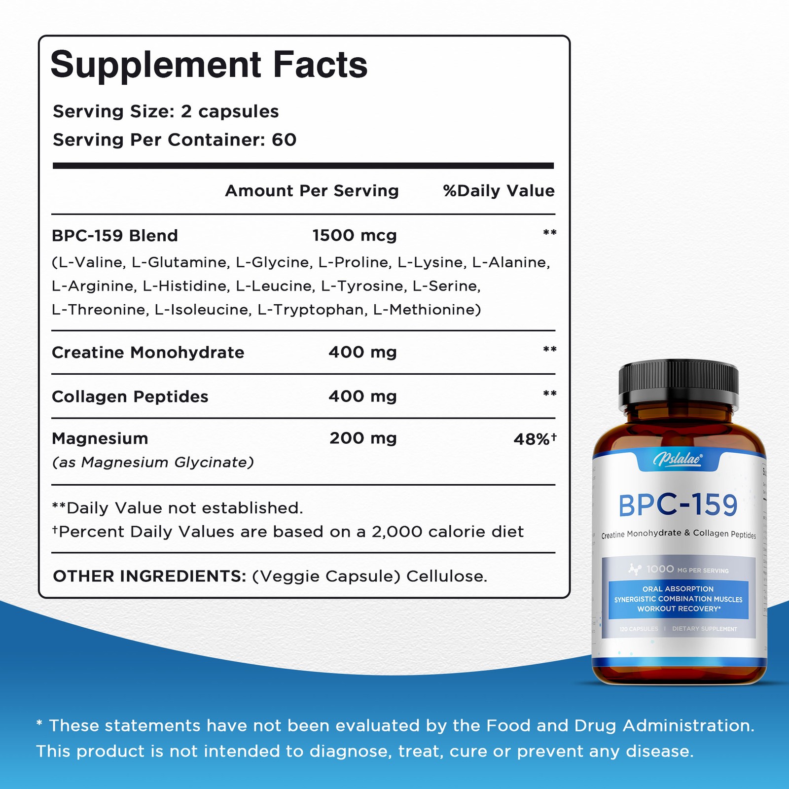 BPC-159-Collagen Peptides,Digestive & Intestinal Health,Antioxidants,Skin Health