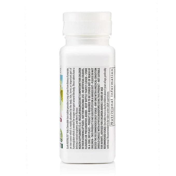 NUTRILITE® Kids Chewable Iron, Daily Iron Support for Growing Children | 100 TAB