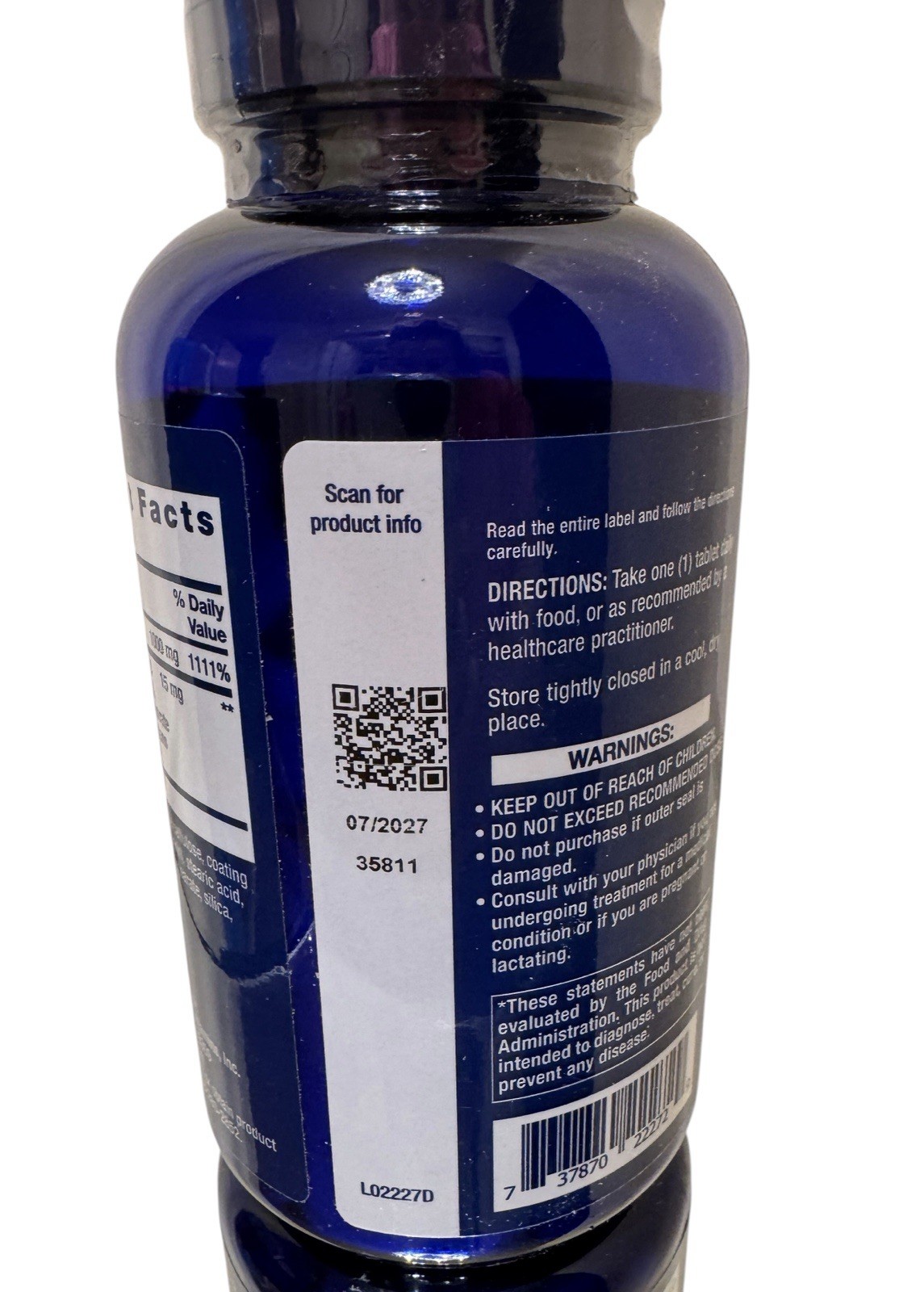 Life Extension Vitamin C and Bio-Quercetin, 250 vegetarian tablets NEW +Free-Bee
