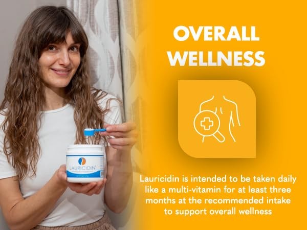 Lauricidin- The Original Monolaurin Supplement- 8 Ounce (Pack of 1), White
