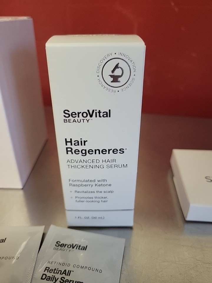 SeroVital Beauty ~ Hair Regeneres ~ Trial Gift Bag ~ Tumbler ~ Trial Size ~ NEW!