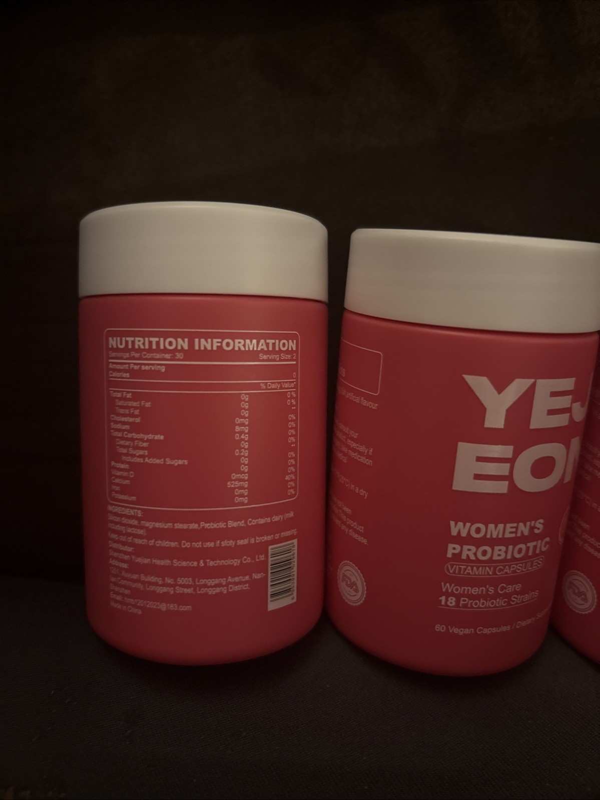 3 YEJEON Supplement Ashwagandha + Probiotic + Women’s Probiotic 60X3=180 Sealed
