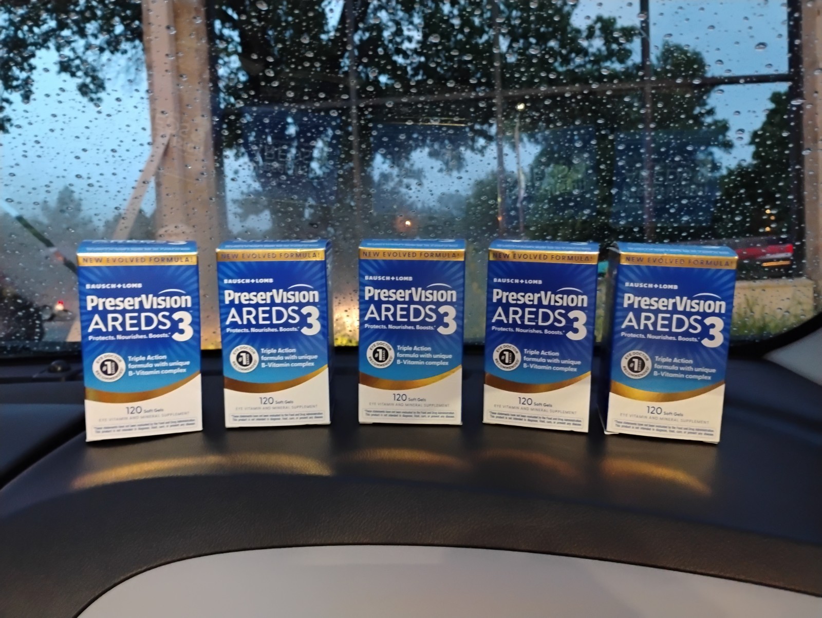 Lot Of 5 BAUSCH + LOMB PRESERVISION AREDS 3 EYE VITAMIN X5 ACTION 120×5 (600)