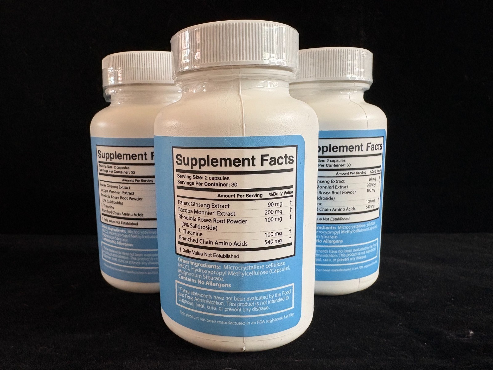 Memo Defender Nootropic Pills, Brain & Memory Support (180 Capsules)