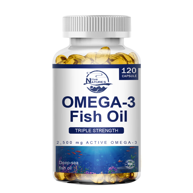 Omega 3 Fish Oil 240 Capsules 3x Strength 2500mg EPA & DHA, Highest Potency NEW