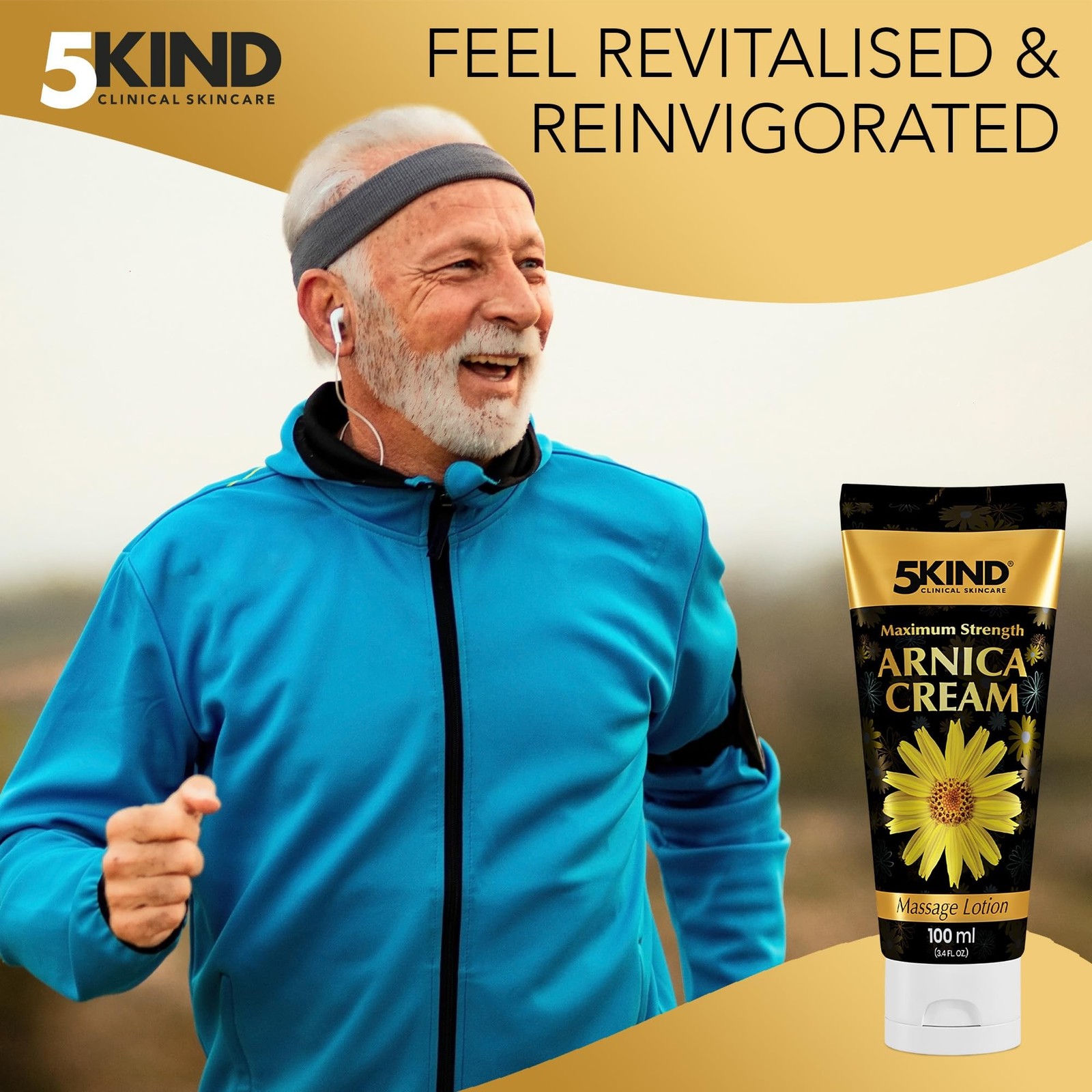 5kind Extra Strong Arnica Cream for Bruising and Swelling 3.4 Fl Oz – Arnica …