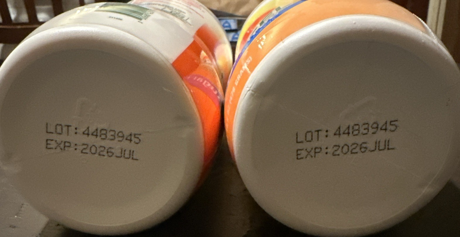 Lot of 2 Citrucel Powder Sugar Free Orange Flavor 16.9 oz Exp 7/2026
