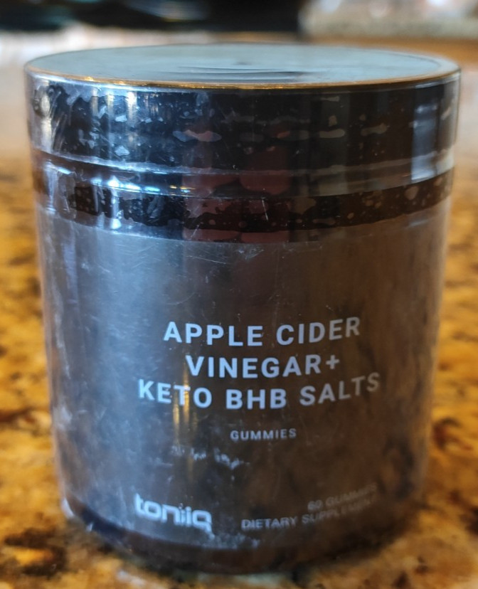 Toniiq Apple Cider Vinegar + Keto BHB Salts 60 Gummies