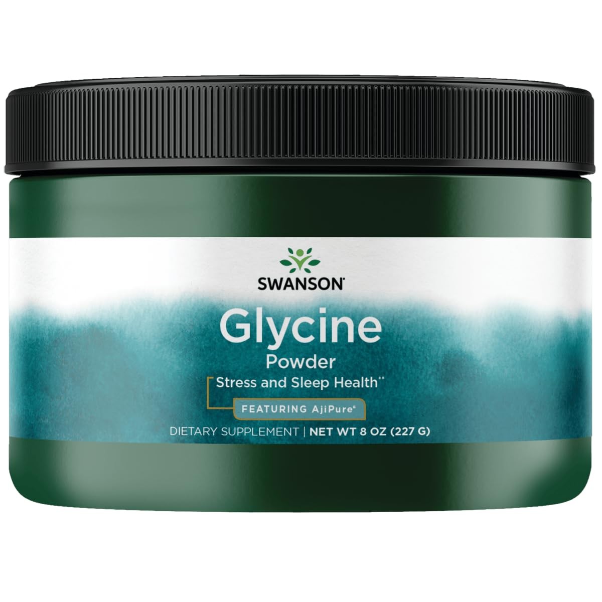 Swanson Amino Acid Ajipure Glycine Powder Pharmaceutical Grade 8 Ounce 227 G