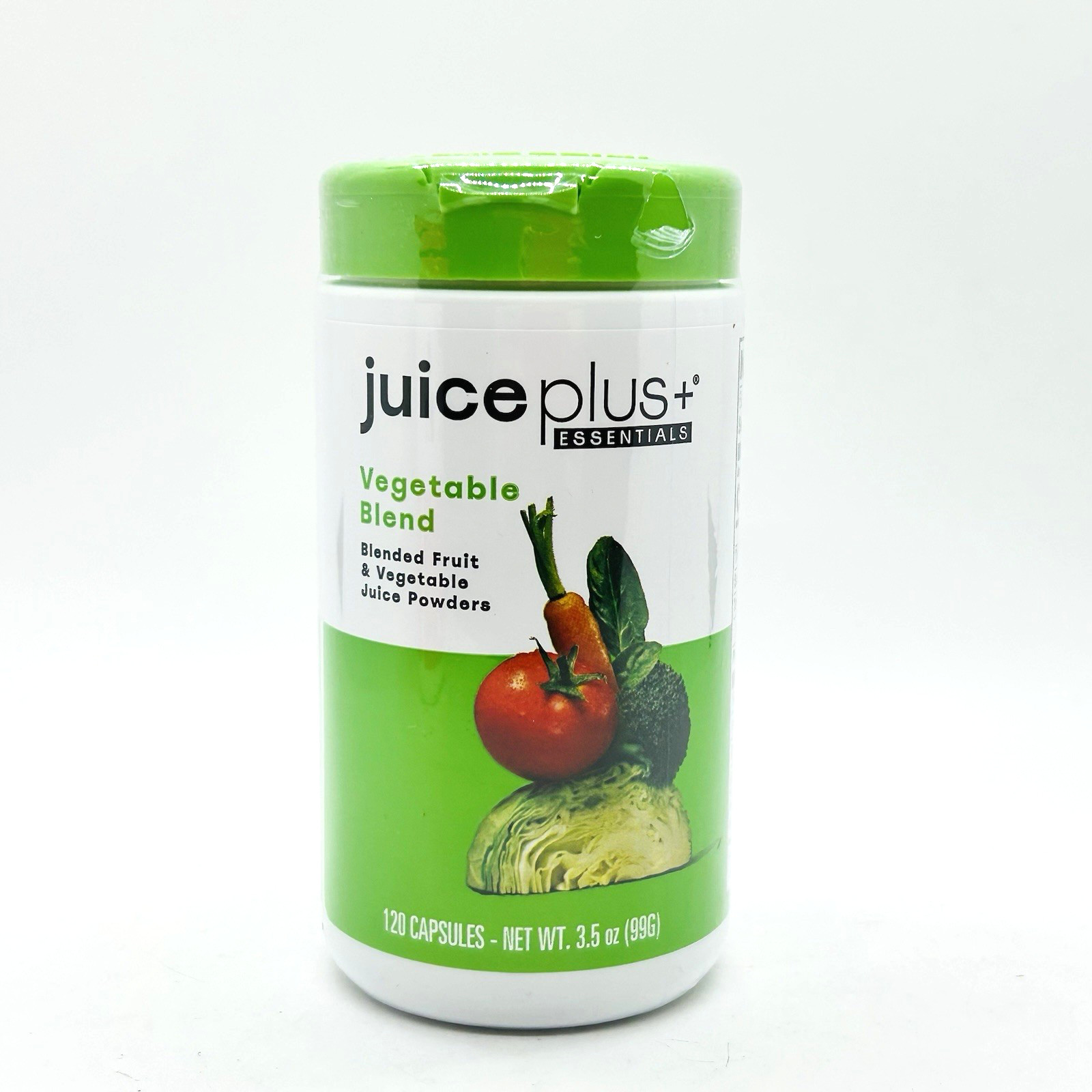 Juice Plus + VEGEGATLE BLEND Blended Fruit & Veg Juice Powders 120 Caps 04/26