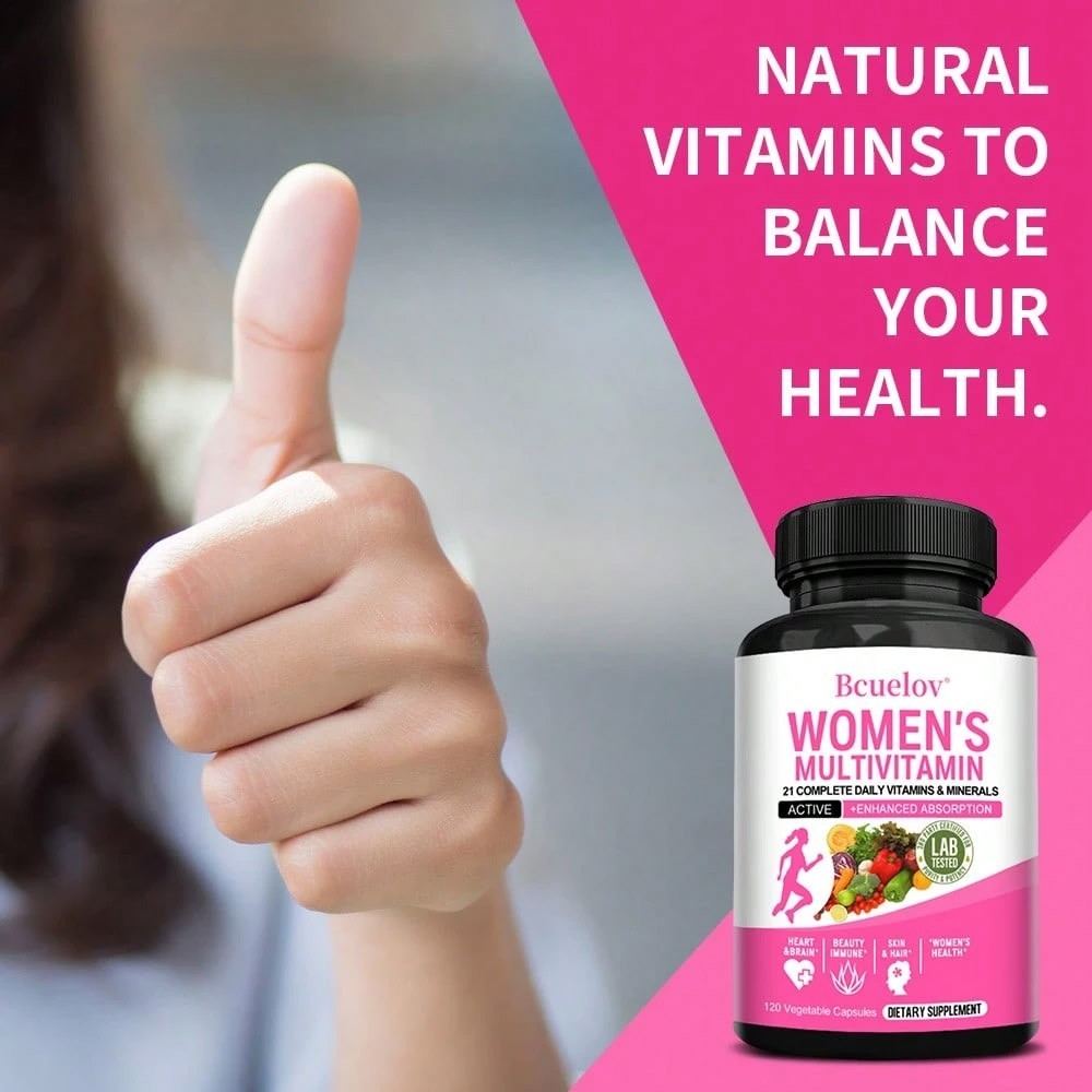 Women’s Multivitamin Capsules 120 Count Adult Daily Dietary Formula