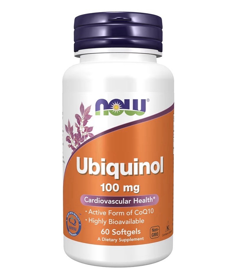 Nowfoods Ubiquinol 100mg 60 Cap / Exp 02/2028