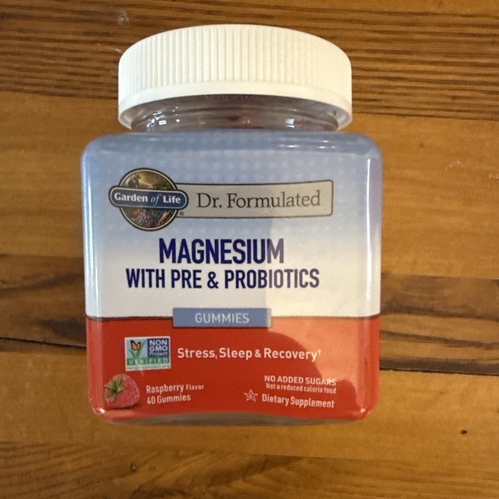 Garden of Life Dr. Formulated Magnesium Raspberry Gummies, 40 Count