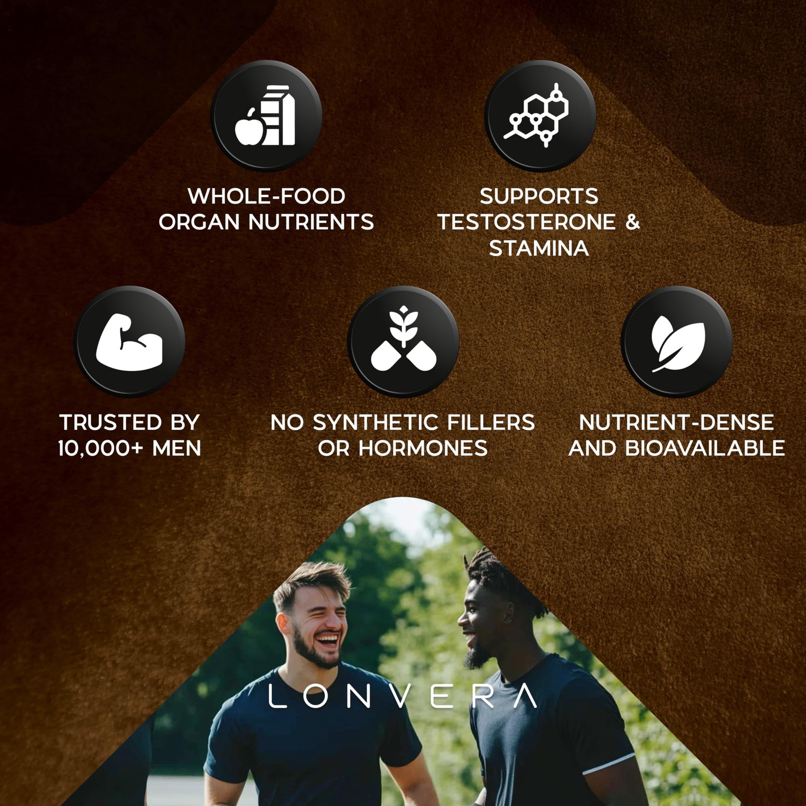 Vital Bull Beef Organ Supplement for Men with Grass Fed Liver, Testicle, Pros…