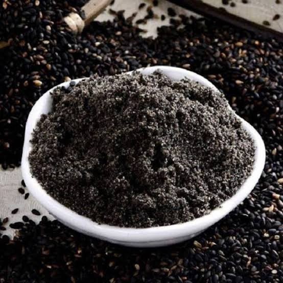 Black Sesame Powder, Sesame Seed Calcium Rich Powder, Improve Bone Hair…