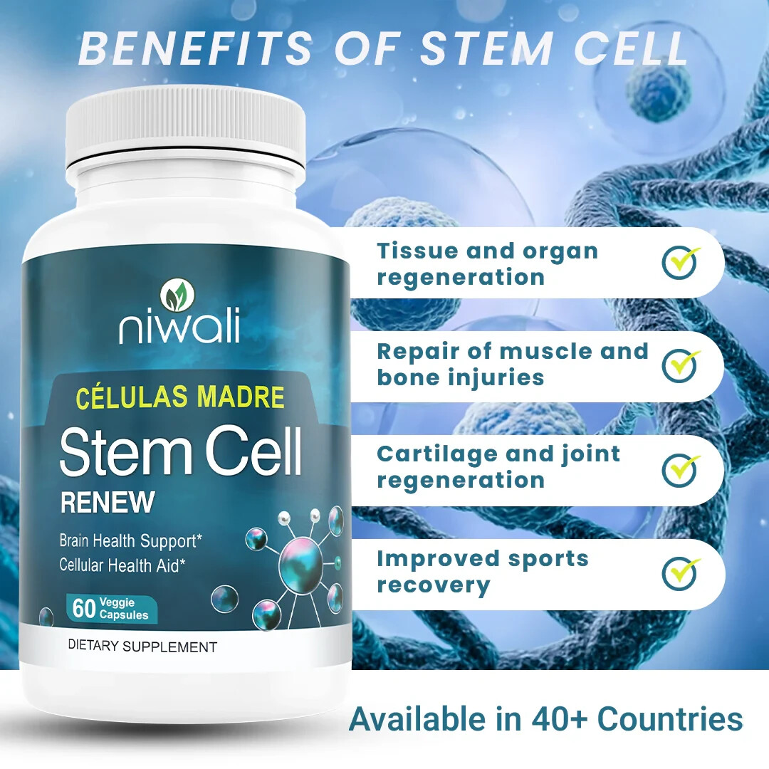 Niwali stem cell recovery natural supplement cellular repair renewal anti aging
