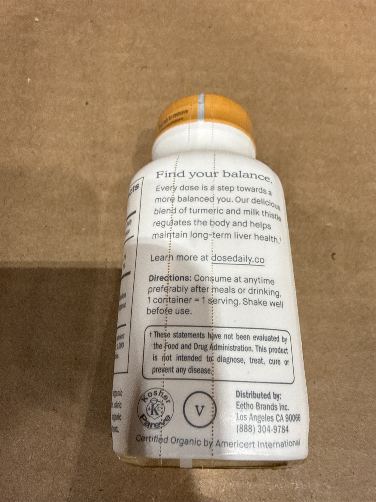 Dose For Your Liver 2oz Shot Exp 08/12/2027 (Single Bottle) – FREE SHIPPING