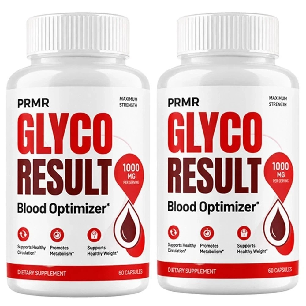 (2 Pack) Glyco Result Advanced Men’s Health Support Formula, GlycoResult Pills