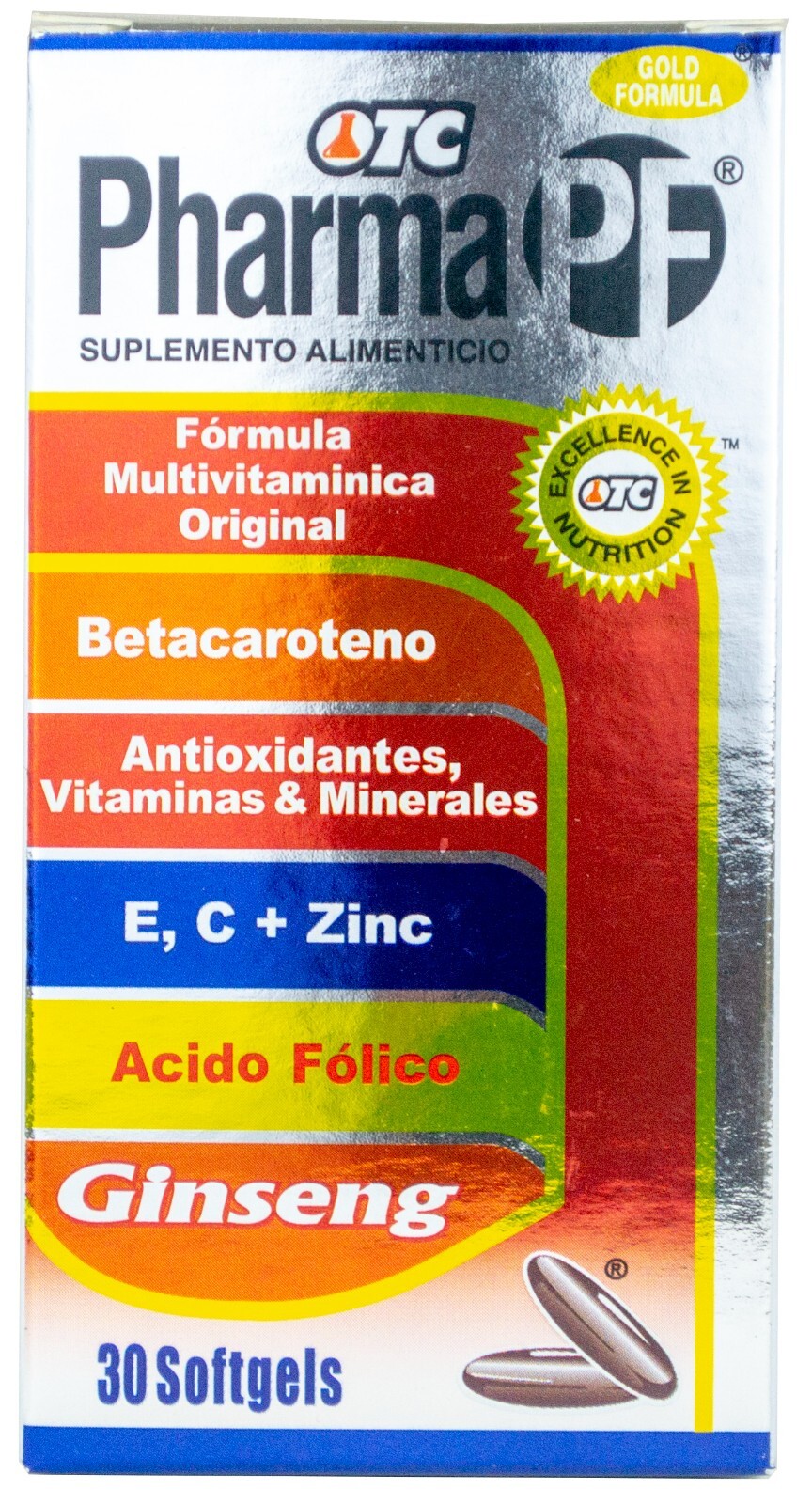 PHARMA PF Multi-Vitamin Dietary Supplement, 30 Softgels, Exp. November 2024