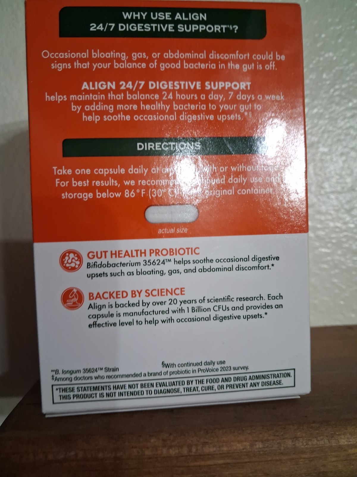 Align Probiotics for Women and Men, 24/7 Digestive Support, 56 Capsules #1 Brand