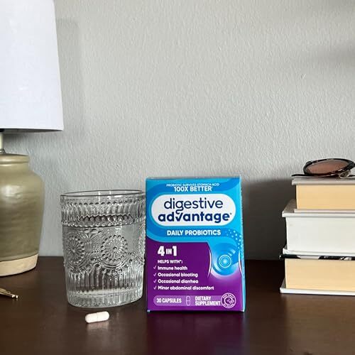 Digestive Advantage Daily Probiotics 30 Count Immune and Digestive Support Ca…