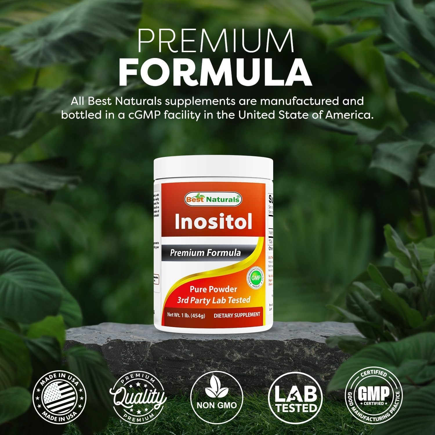 High-Purity Inositol Powder, 1Lb – Promotes Healthy Liver & Cell Function