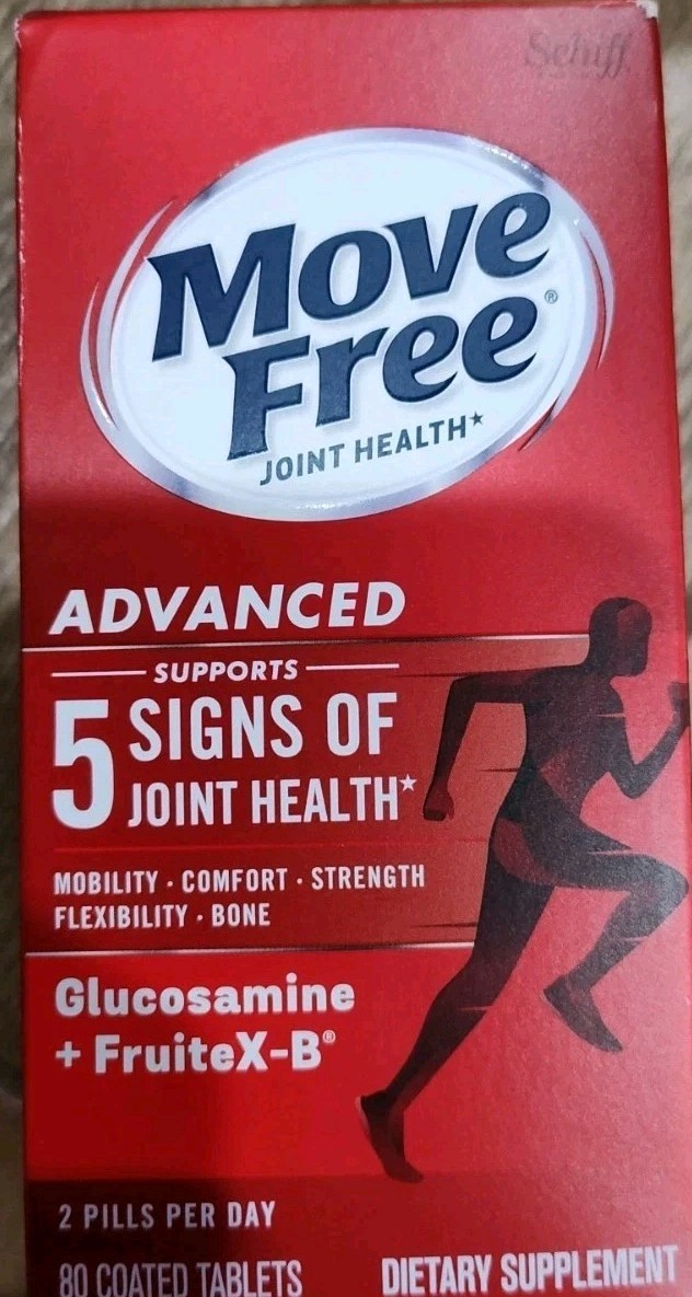 Schiff MoveFree Joint Health Avanced Glucosamine+Chondroitin- 80Tab Exp06/2025