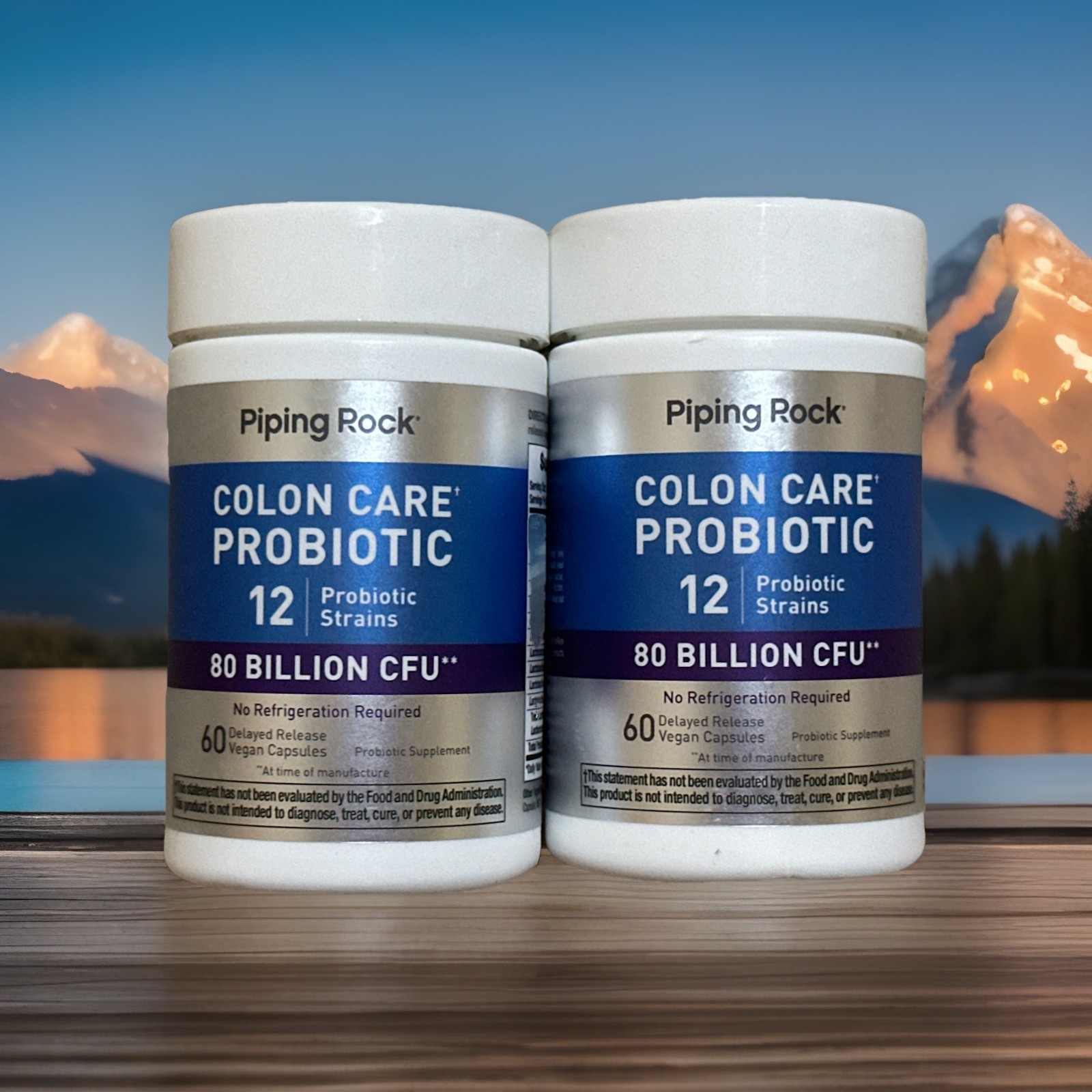 2 Bottles x Colon Care Probiotic 80 Billion CFU 60 Cap NEW 4/27 Free Shipping