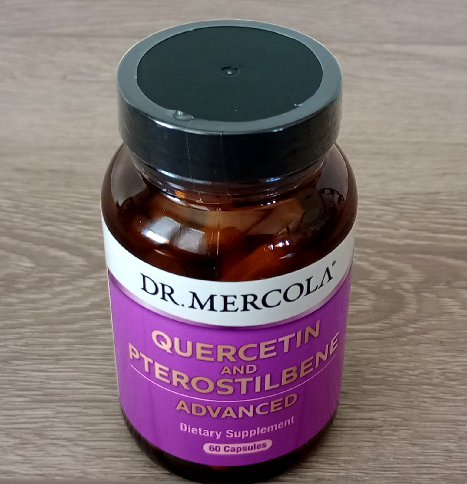 Dr. Mercola Quercetin And Pterostilbene Advanced Dietary 60 Ct Best By 07/2026