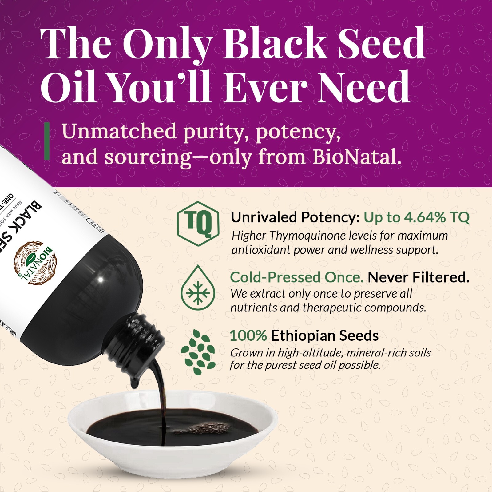 Ethiopian Black Seed Oil 16oz (PET)