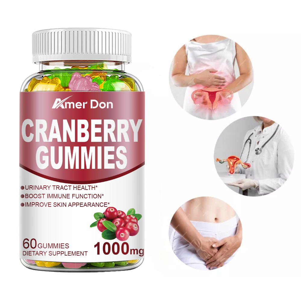 Cranberry Gummies Urinary Tract – UTI Cystitis, Supports System & Immune Health