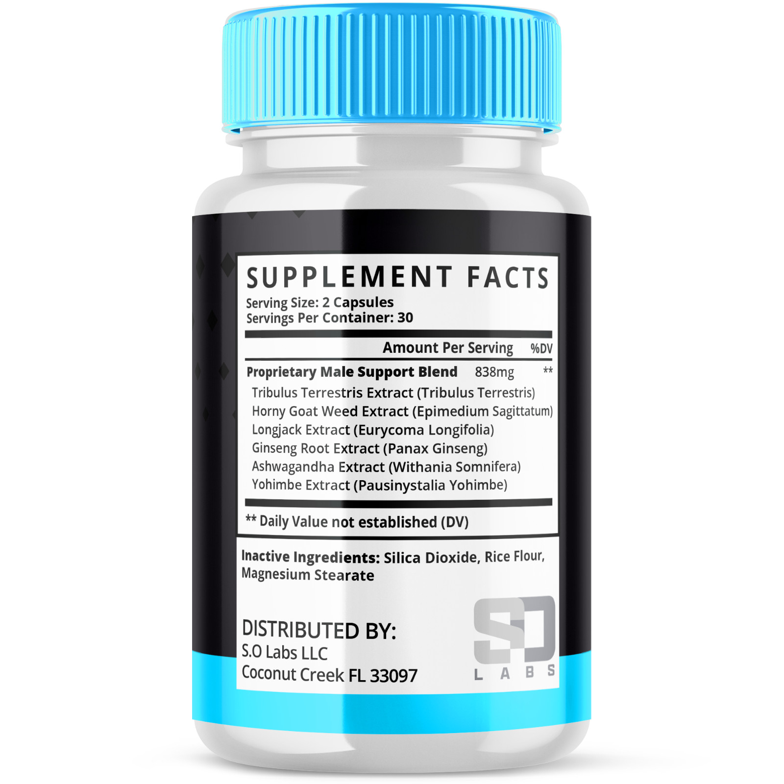 (2 Pack) Health Charm Male Pills – Maximize Energy, Vitality & Stamina 120 Pills