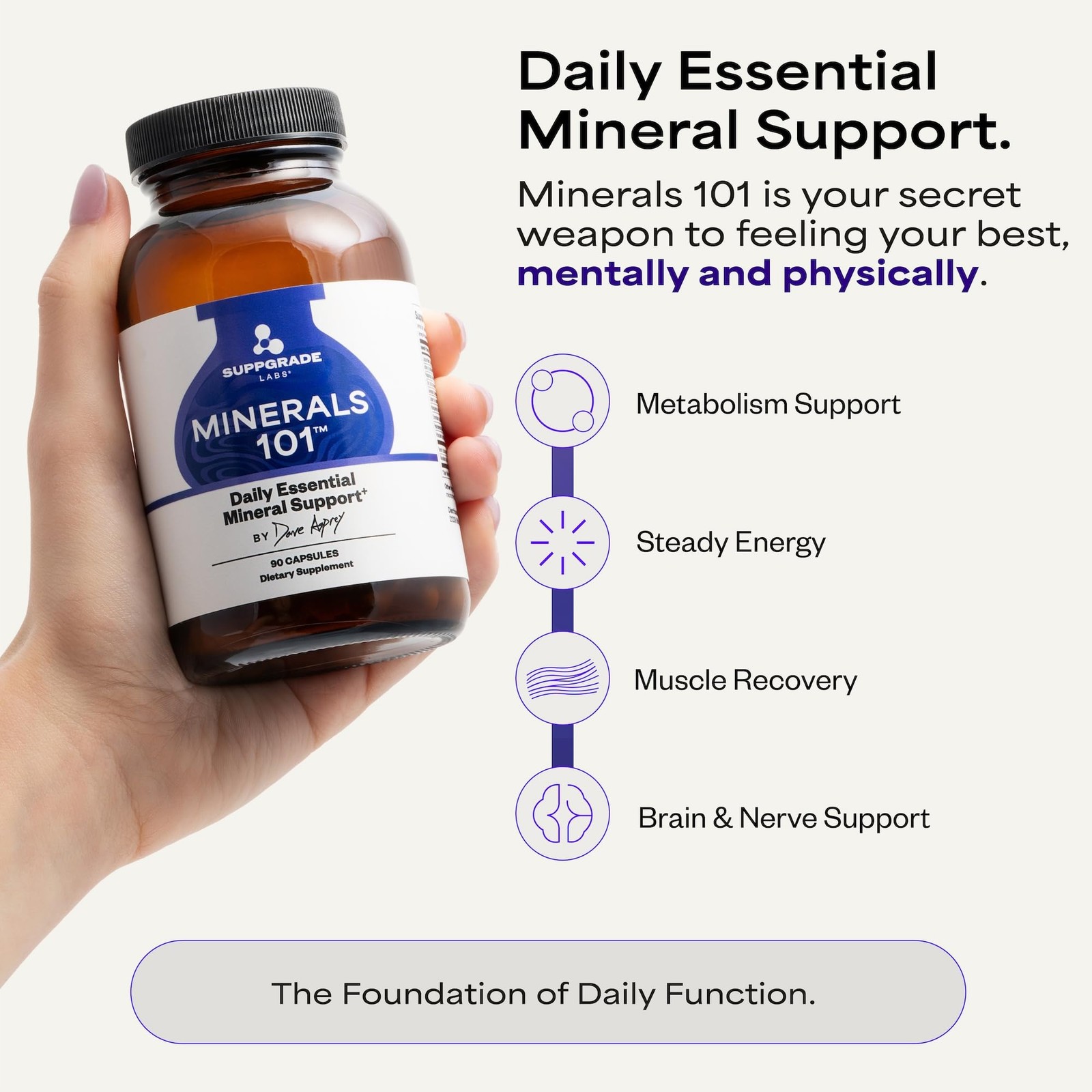 Suppgrade Labs Minerals 101 by Dave Asprey | Daily Essential Mineral Support…