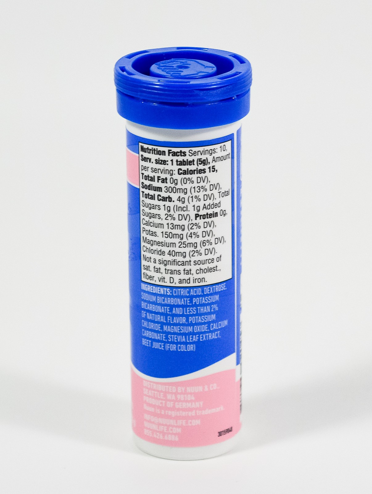 07/2026 ~ lot 5 tubes Nuun Hydration SPORT Electrolytes 10 STRAWBERRY LEMONADE