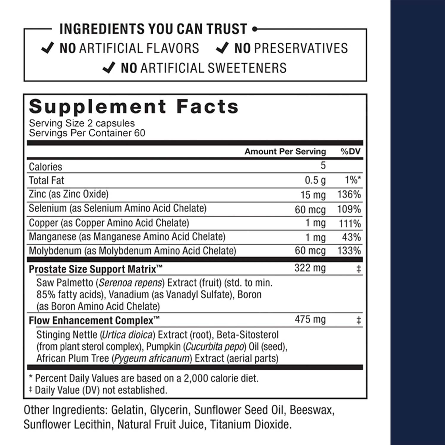 Prostate – Natural Advanced Prostate Support -with Saw Palmetto, Stinging Nettle